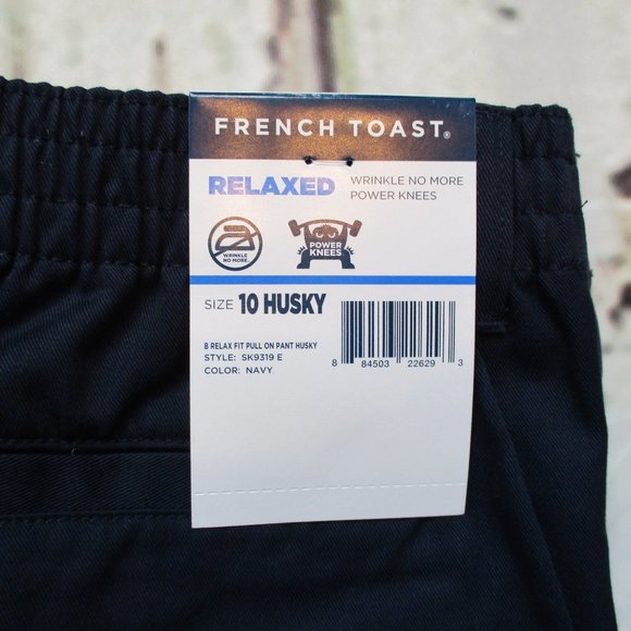 French Toast Bottoms French Toast Relaxed Fit Husky Twill Chino